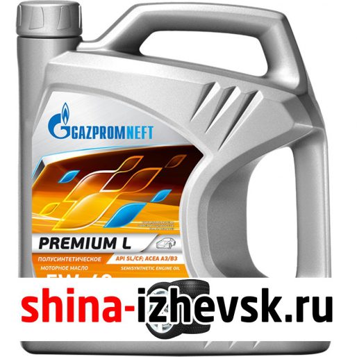Моторное масло для автомобиля Газпромнефть Premium L 5w40 4л в Ижевске